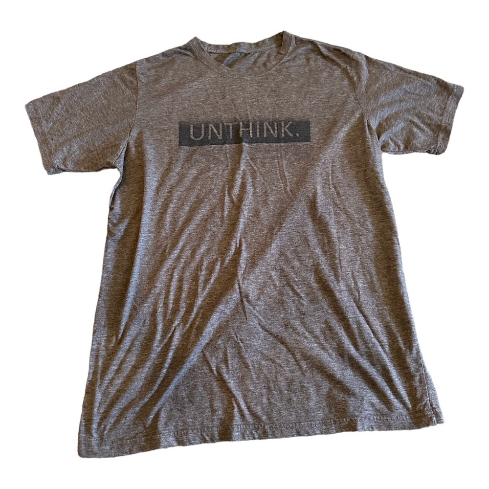 Yoga ‘unthink’ brown short sleeve T-shirt tee large - Picture 3 of 7